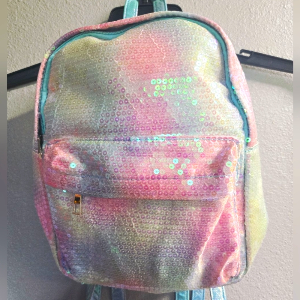 New! Minky Accessories Mini Sequined Backpack
